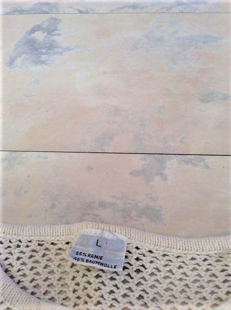 Bavlnené dierkované triko na pláž oversize l/xl, l