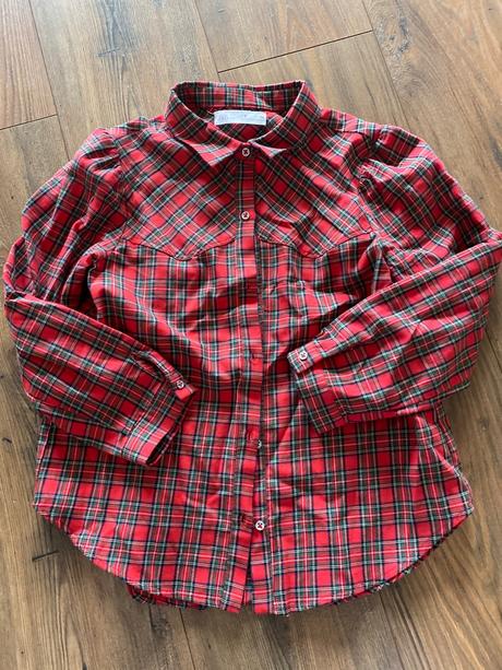 Dievčenská károvaná košeľa zara, zara,134