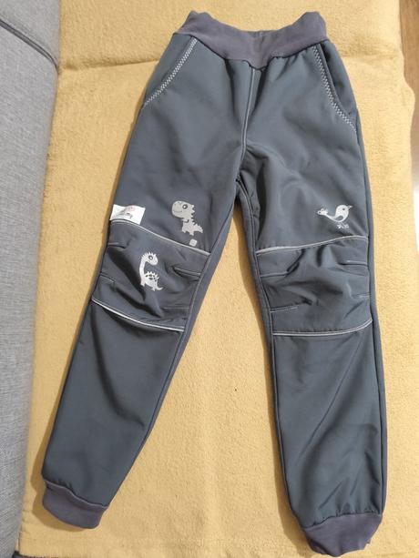 Zimné softshellové nohavice 116/122, 116