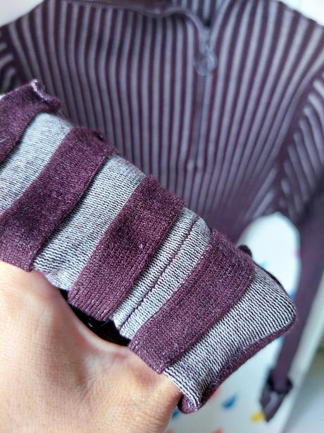 Fialovy rolakovy sveter, xs