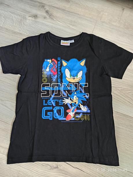 Krátke tričko sonic, 140