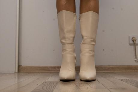 Béžové čižmičky č.41, deichmann,41