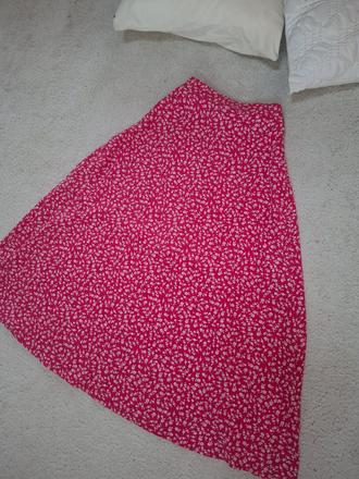Maxi sukna ruzova, xl
