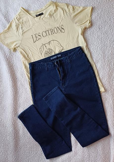 Tmavomodré skinny rifle veľ.40, gate,40