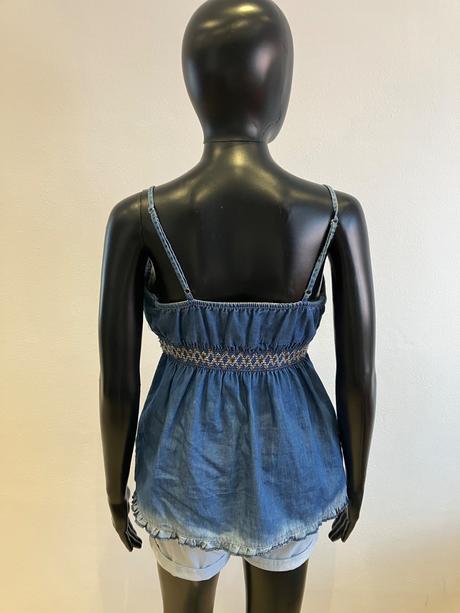 Dámska rifľová blúzka dromedar (40), dromedar,l