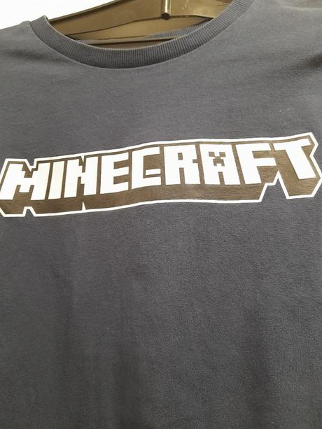 Tričko minecraft dlhý rukáv tmavomodré, reserved,158