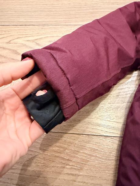 Bordová zimná bundička, name it,128