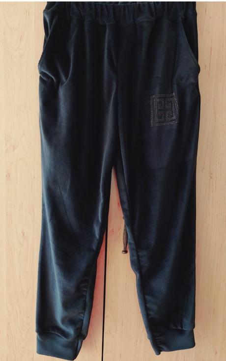 Tepláky, nohavice zamat 46-48, 48