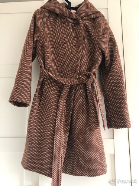 Krátky kabát s vlnou melirovany pc 54e, bonprix,42