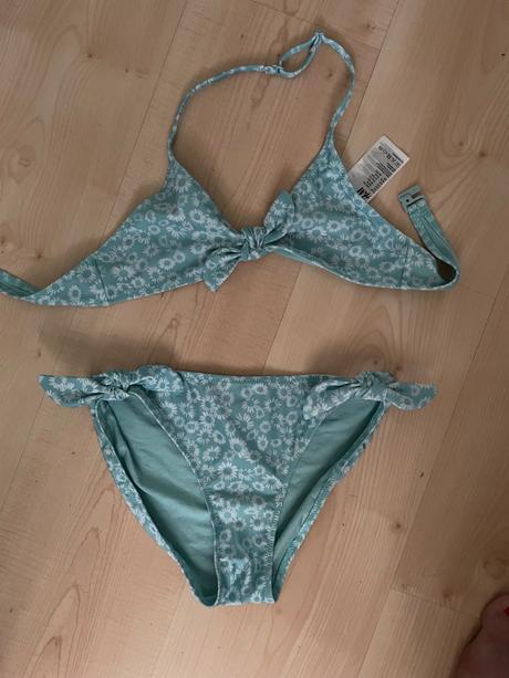 Plavky kvietok dvojdielne 10-12 rokov, h&m,152