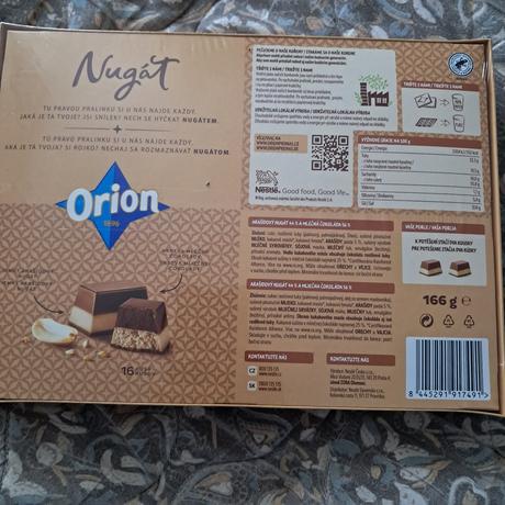 Nugát orion, 