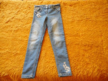 Dievčenské slim rifle 134cm, 134