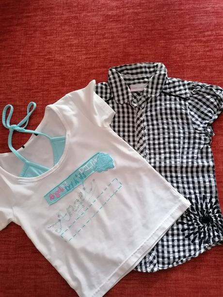 Tričko +košeľa 128/134, 122–134