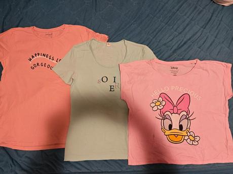 3 pekné tričká v top stave, 164