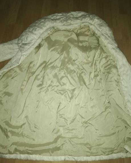 Elegantný, prechodný kabát - aj na svadbu, l