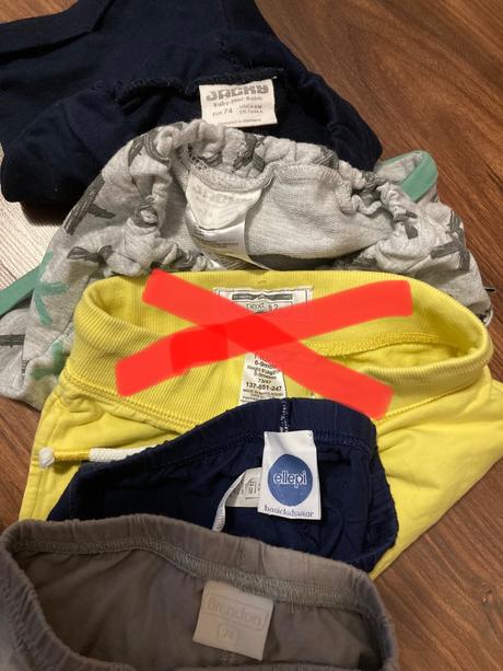 Šortky 4 ks, jacky,74