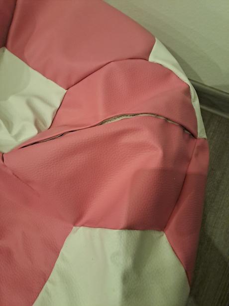 Sedací vak lopta, ružová, 