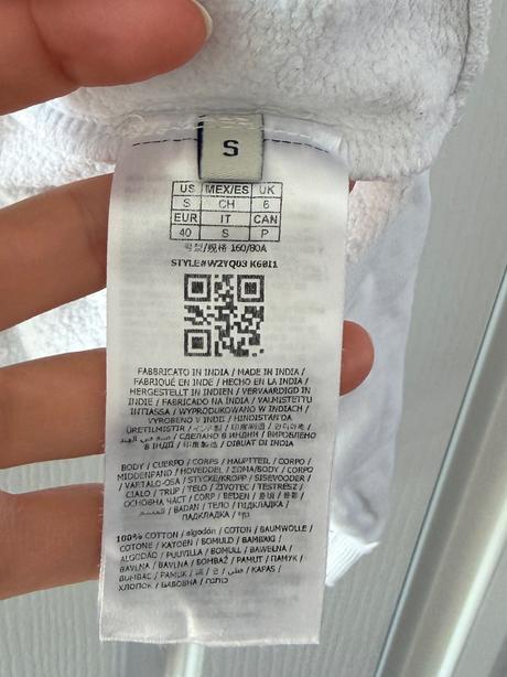 Biela mikina guess kvetinový vzor, guess,s