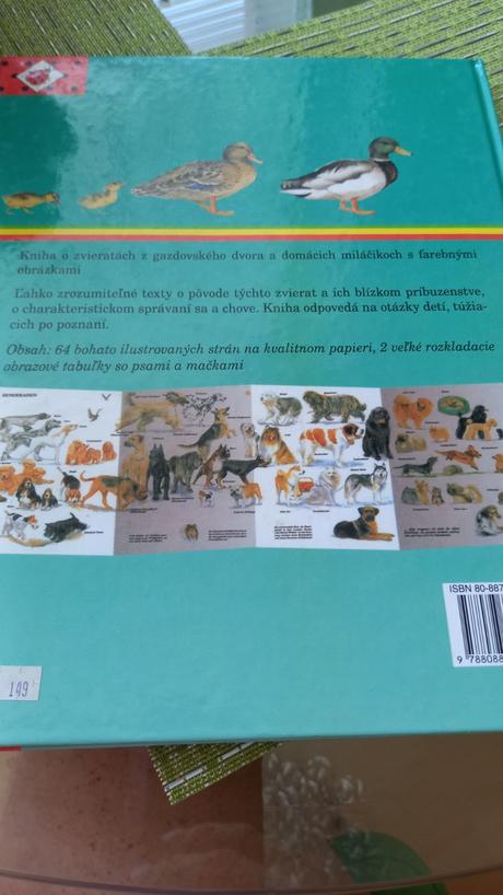 Kniha- chceš vedieť všetko o našich zvieratách., 