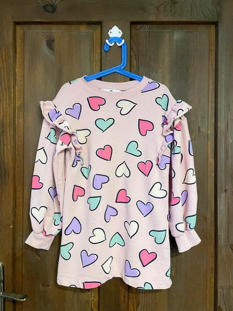 Srdiečková tunika h&m 140, h&m,140