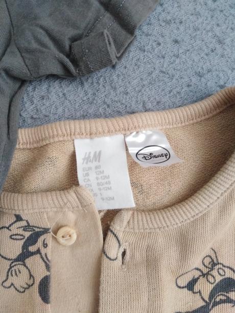 Letný komplet s mickeym, h&m,80