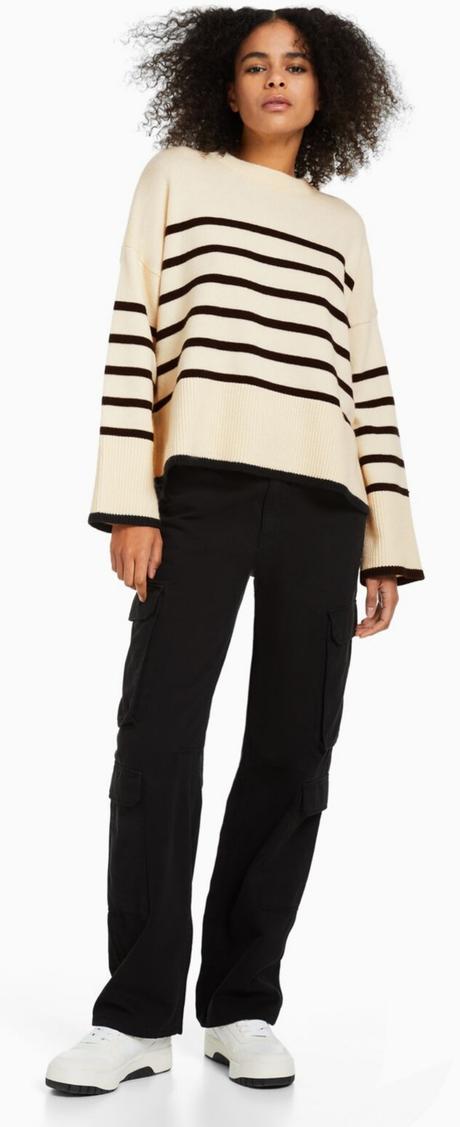 Trendy pulóver, bershka,38 - xl