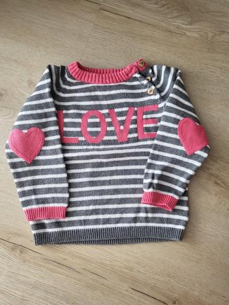 Pletený svetrík, h&m,80