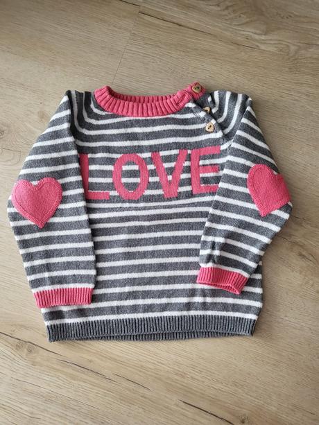 Pletený svetrík, h&m,80