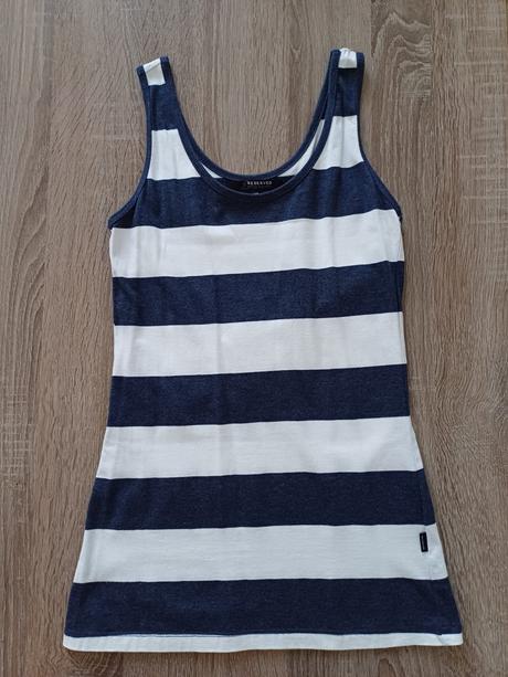 Bielo-modré tielko, reserved,xs