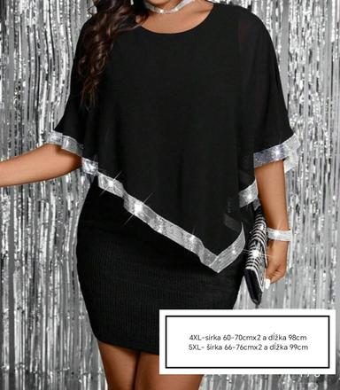 Krasne spolocenske saty, 4xl / 5xl