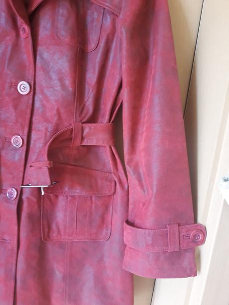 Kožený kabát značka k cero, xl