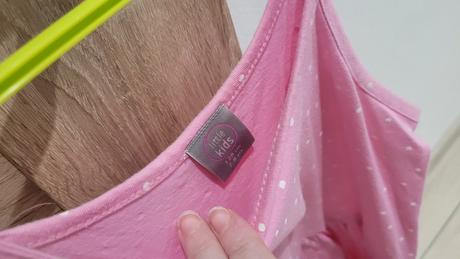 Ružové šaty na ramienka, 128