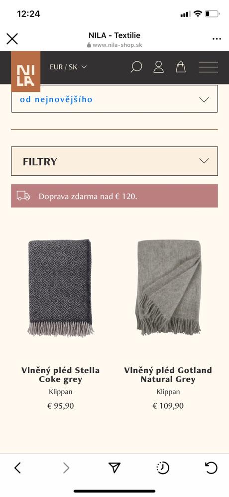 Klippan vlneny pled, 