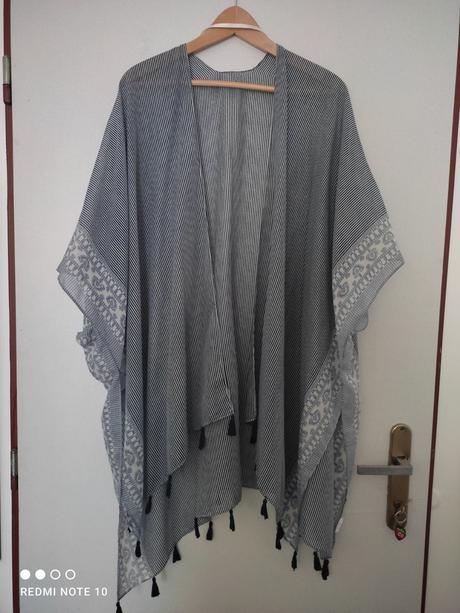 Madeira maxi šaty+letný prehoz, 38 / 40 / l / m