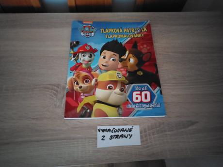 Tlapková patrola-omalovanky, 