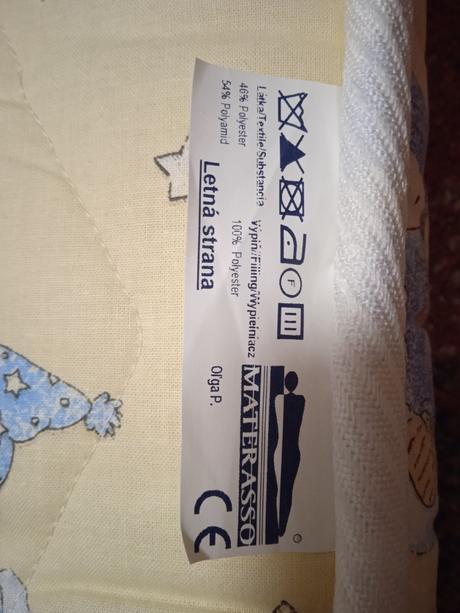 Matrac do detskej postieľky, šírka (cm): 60,dĺžka (cm): 120