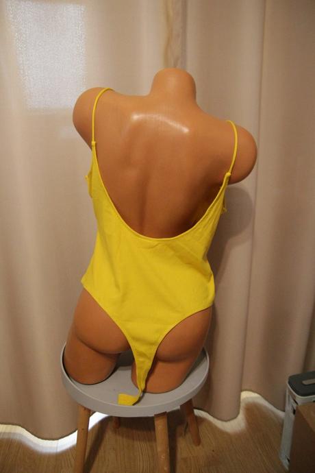 Žltý body top h&m, xl, h&m,xl