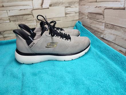 Skechers 42 - šedé našuchovacie tenisky, skechers,42