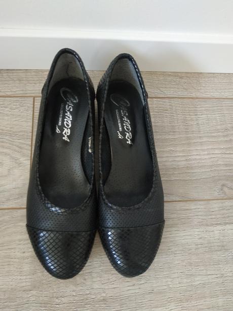 Cierne vzdusne kozene balerínky, vel. 38, 38