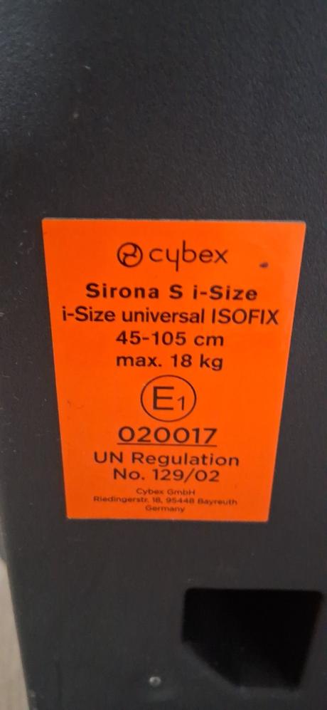 Cybex sirona s i-size, cybex