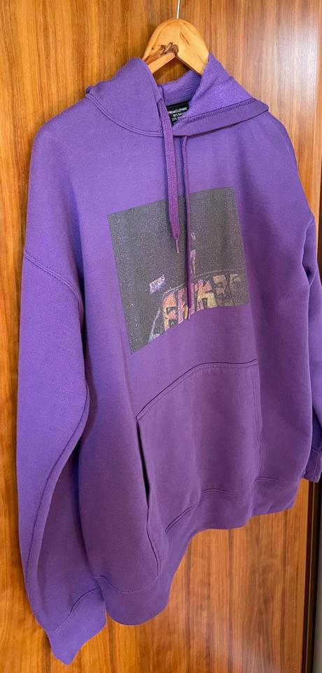 Freakclothing fialová mikina s potlačou, m