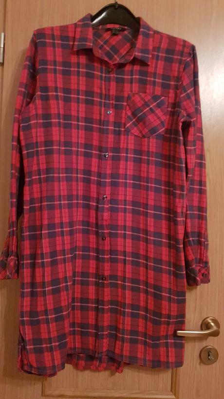 Dámska károvaná predĺžená košeľa v. 42, esmara,42