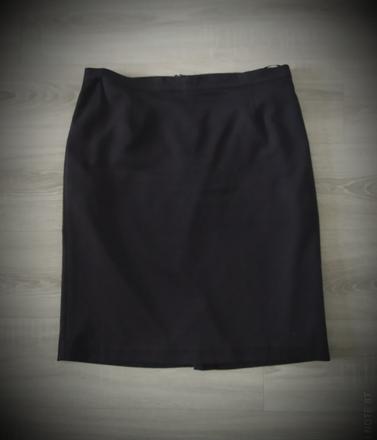 Ceruzková čierna elegantná sukňa bonprix, bonprix,46