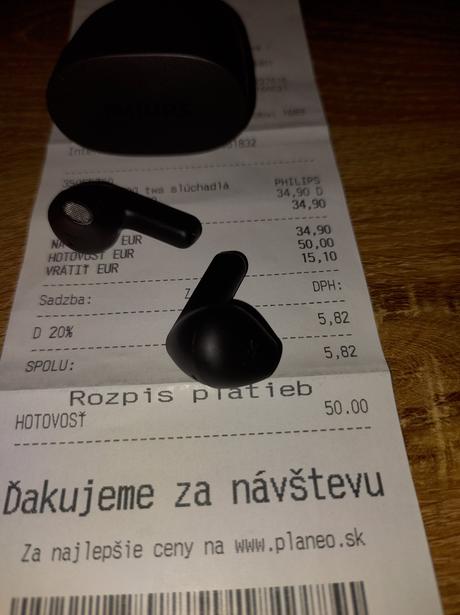 Slúchadlo bezdrôtové, philips