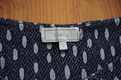 Šaty s dlhým rukávom cream, m