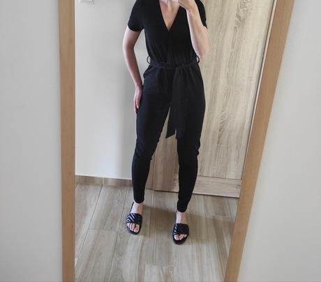 Čierny dlhý overal, gate,s / xs