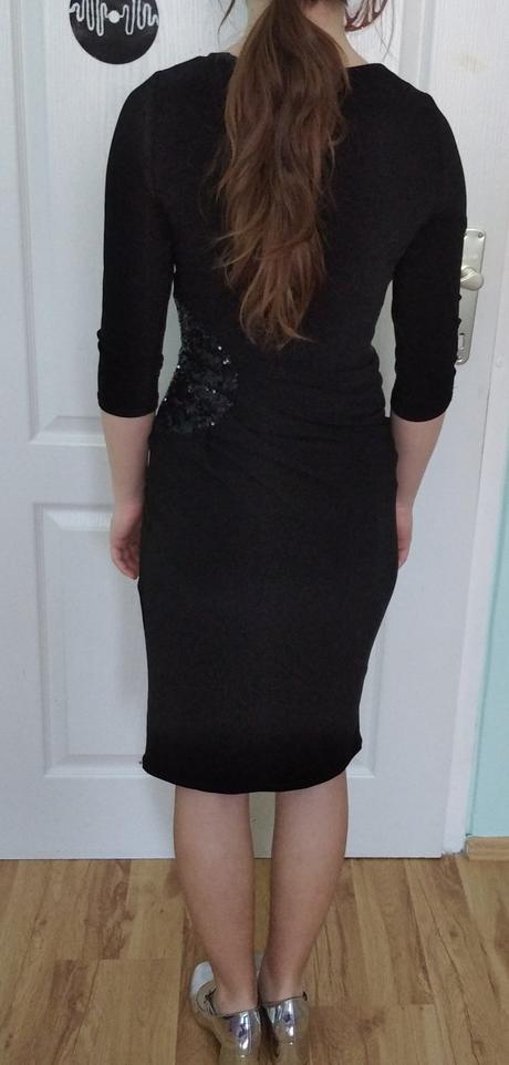 Elegantné šaty s flitrami, f&f,xs