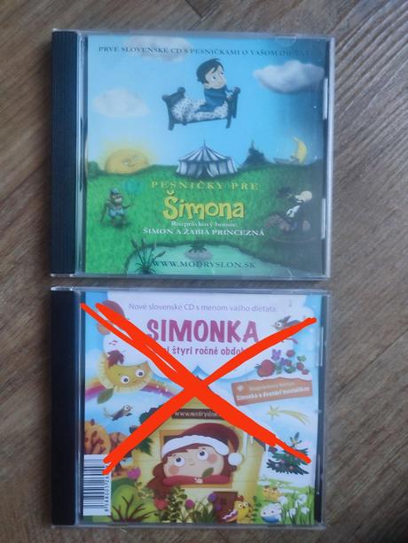 Cd pesničky s menom dieťaťa, 
