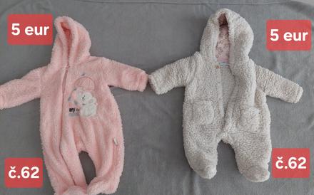 Oblečenie dievča veľkosť 56,62,68,74, 56