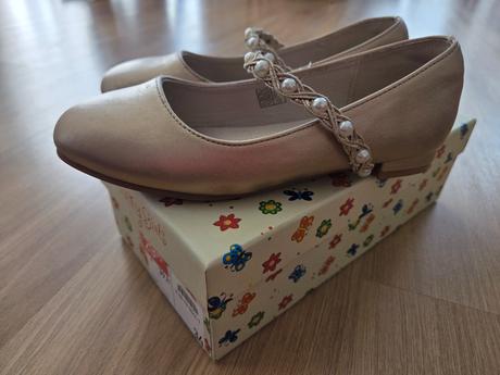 Kožené balerínky 34, 34